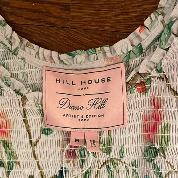 Hill house Aiko top size M Diane Hill artist series grand millennial - Picture 2 of 5